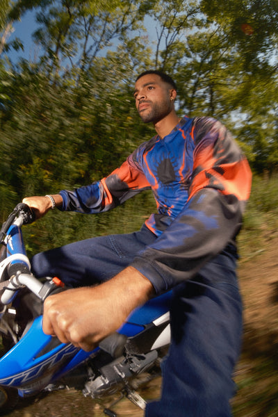 Powerband Raglan Jersey [Sunset] – Quasi Skateboards