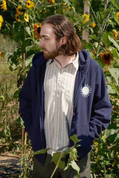 Sunn Full Zip Hoodie [Navy] – Quasi Skateboards