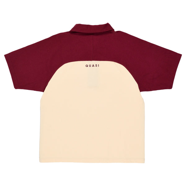 Leslie Raglan Polo [Maroon]
