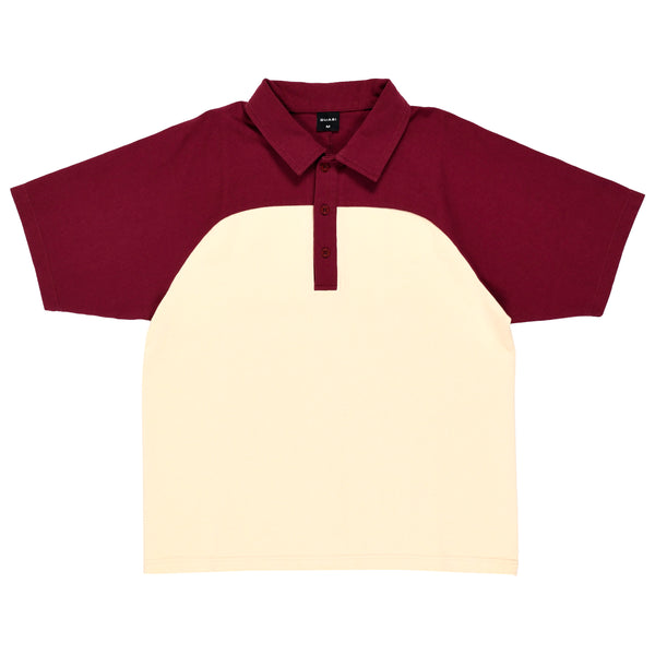 Leslie Raglan Polo [Maroon]