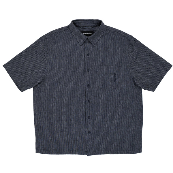 Kalvin Short Sleeve Button Up Shirt [Navy]