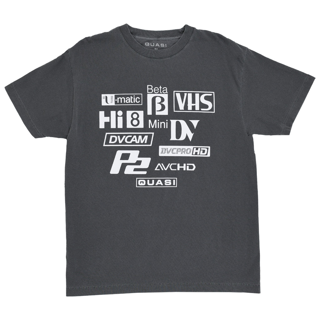 Formats Tee [Faded Black]