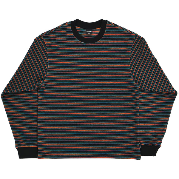 Verve Long Sleeve Striped Tee [Black]