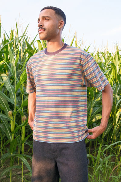 Bert Striped Tee [Navy]