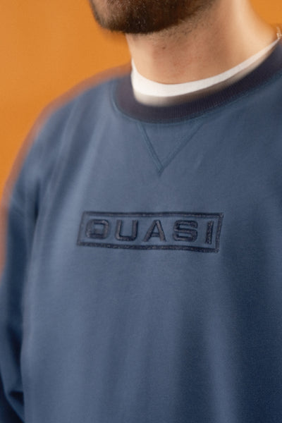 Euro Washed Crew [Navy]