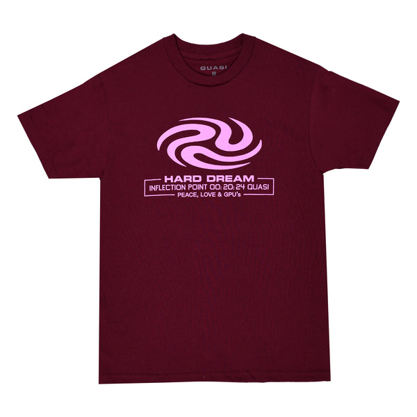 Hard Dream Tee [Burgundy]