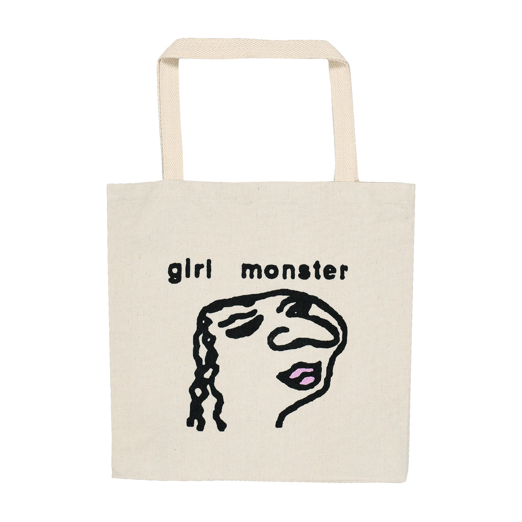 Girl Monster Tote Bag [Natural]