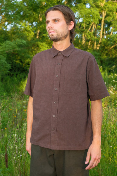 Kalvin Short Sleeve Button Up Shirt [Hickory]
