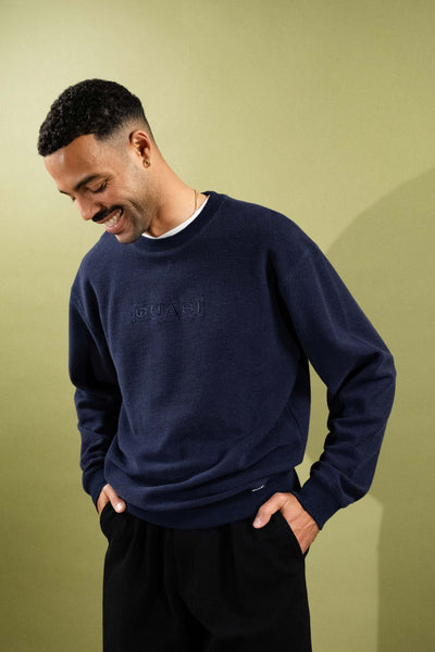 Looped Crew [Navy]