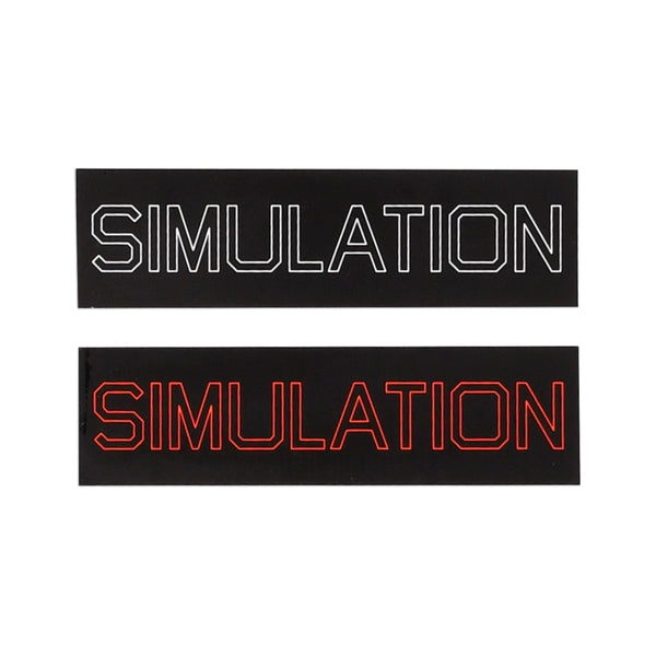 Simulation Sticker 2 Pack