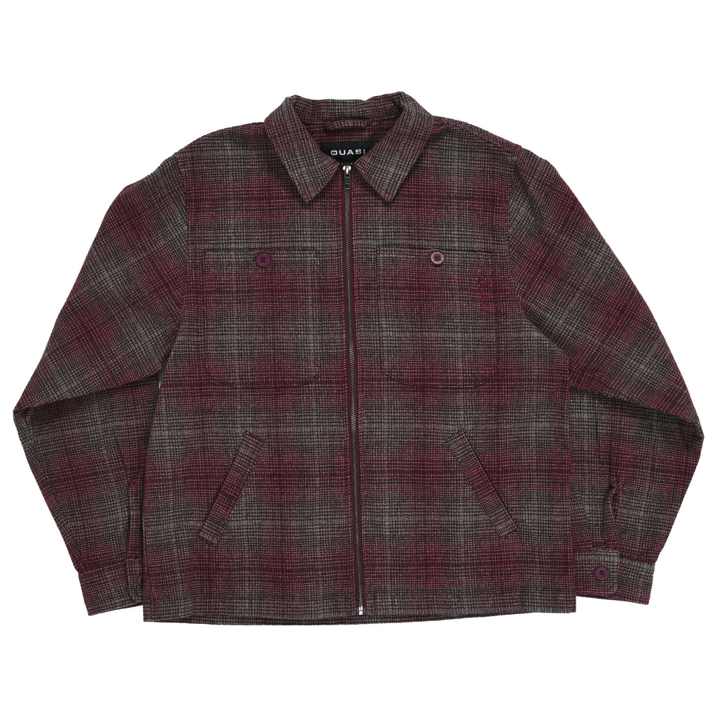 Grain Full Zip Shirt Jacket [Oxblood]