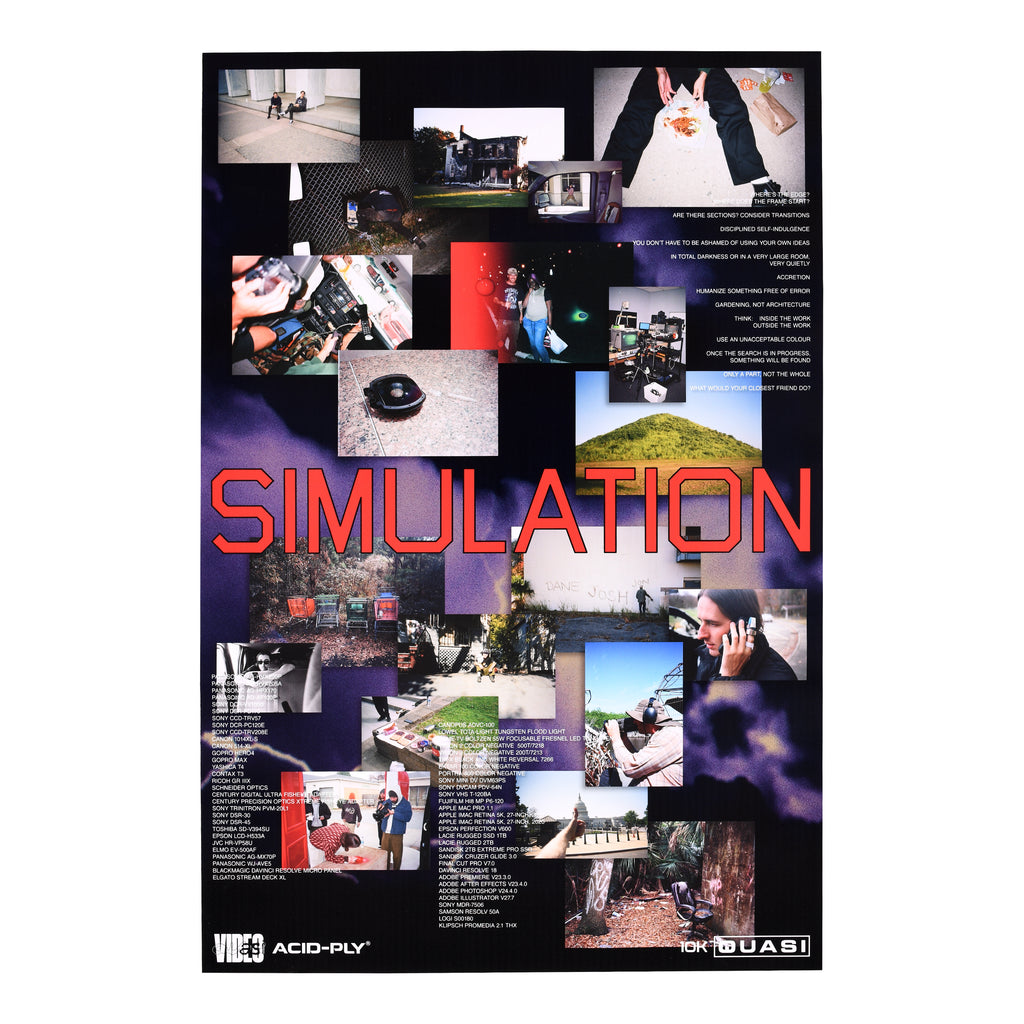 Simulation Testing Poster Simulation Poster – Quasi Skateboards