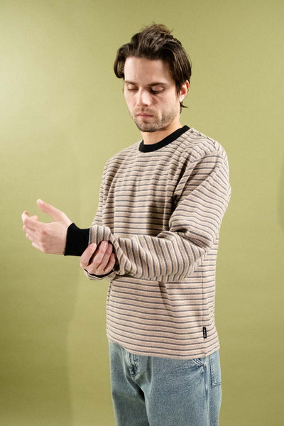 Verve Long Sleeve Striped Tee [Cream]