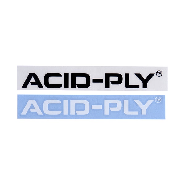 Acid-Ply Vinyl Sticker Two Pack